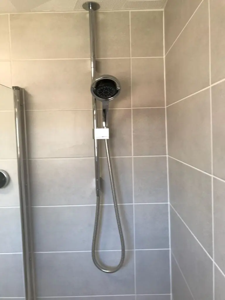 Chrome Shower Installed