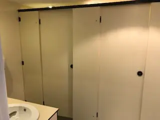 Toilet Cubicle Installed