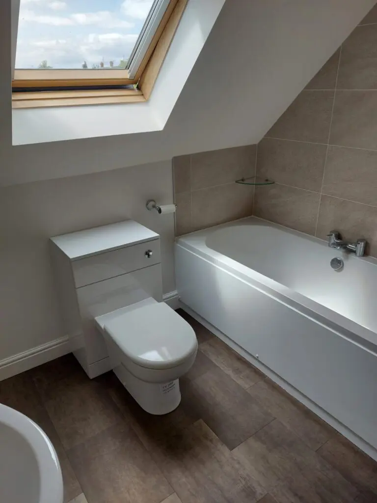 WC Unit with back to wall toilet