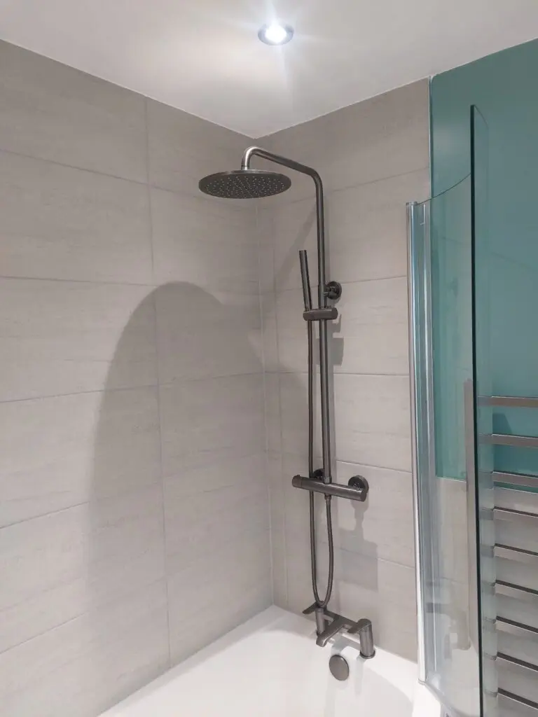 Aqualla Gun Metal Drench shower