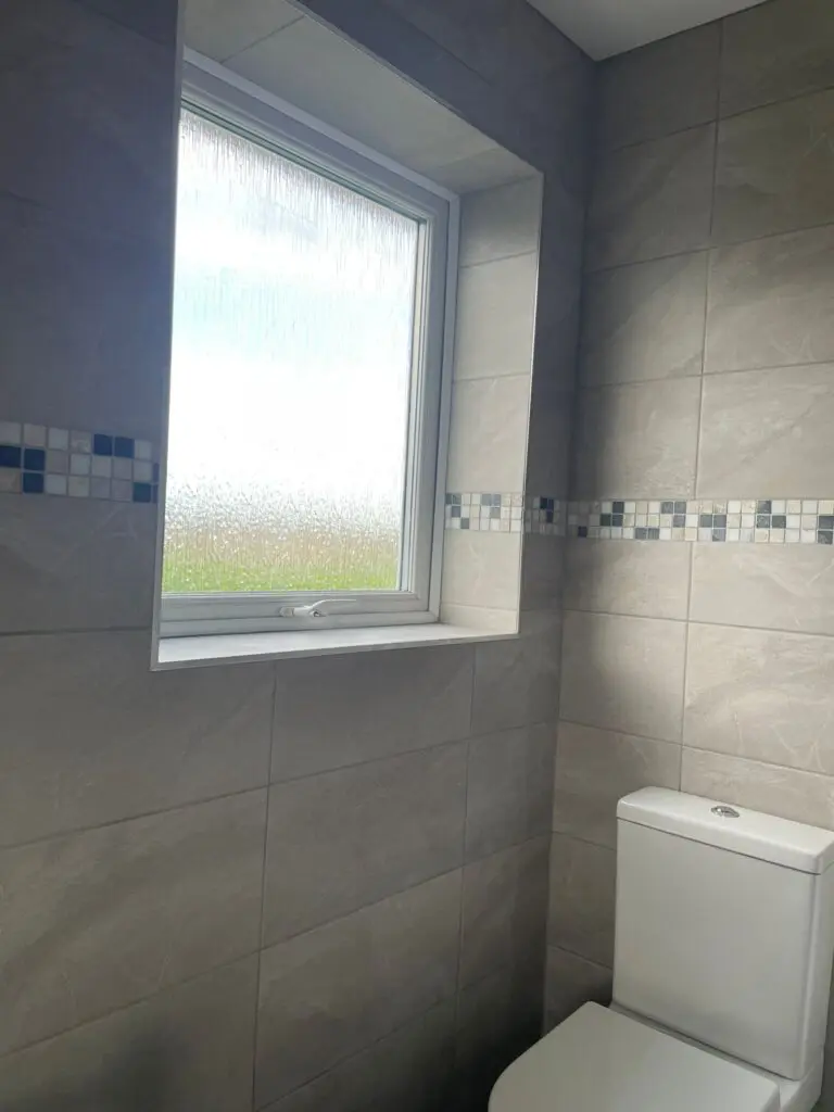 Tiled bathroom