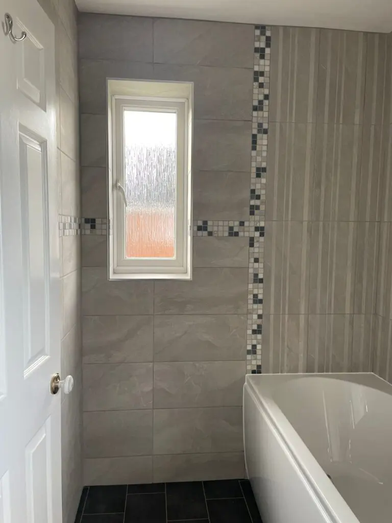 Tiled bathroom