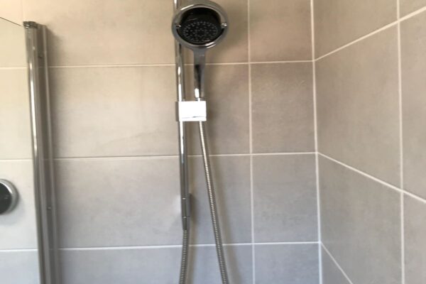 Chrome Shower Installed