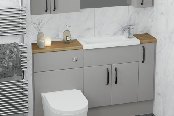 Mini Sink and Toilet Installed