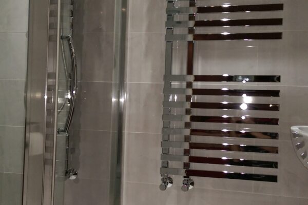 Towel Rack & Shower