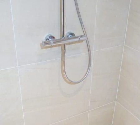 Shower Installed with drainage