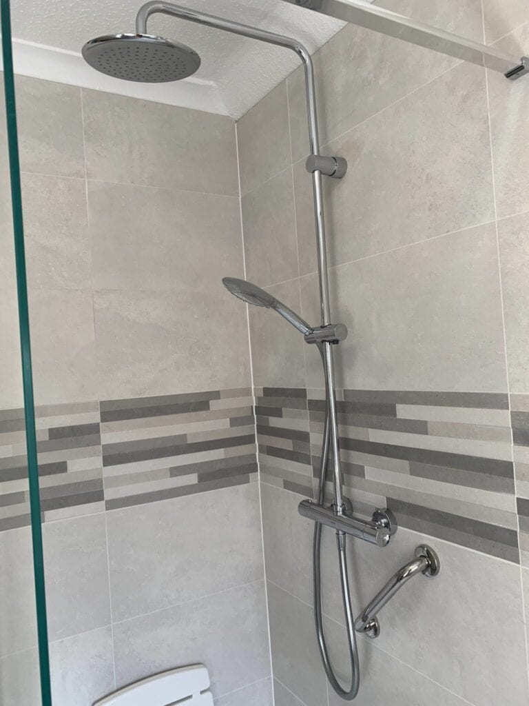 Chrome Shower Install