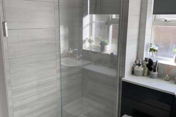 Glass Shower Installed