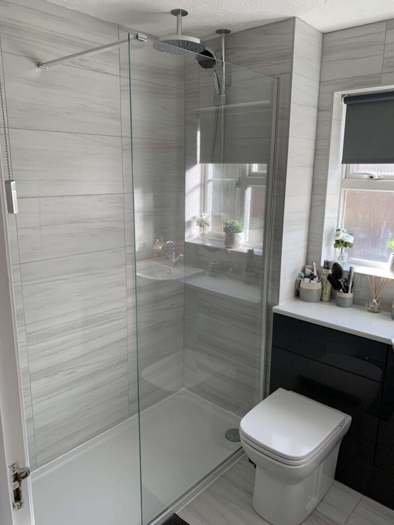 Glass Shower Installed