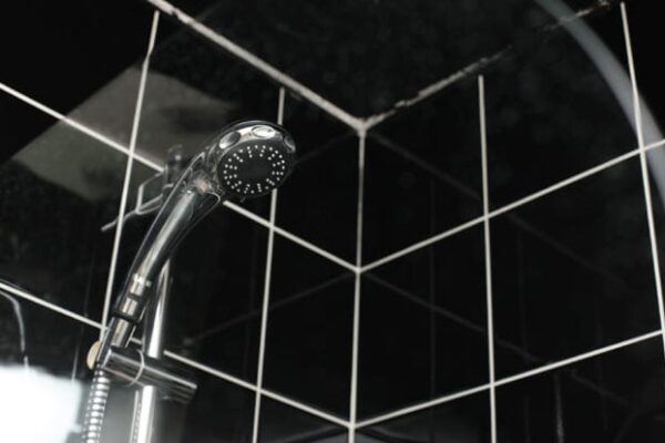 shower-screen-shiny Shower Head with Tiles