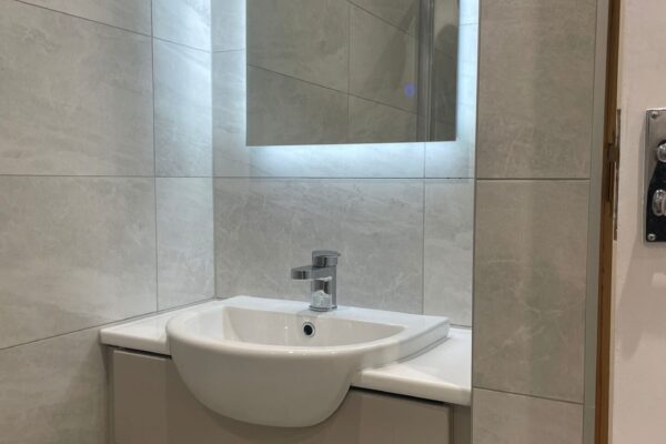 Led Mirror with Atlanta basin unit