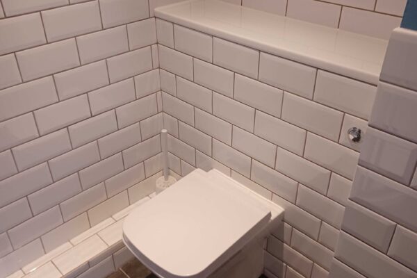 Metro white tiles