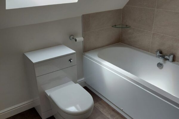 WC Unit with back to wall toilet
