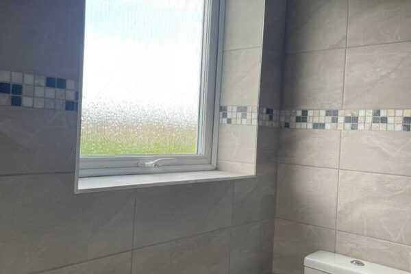 Tiled bathroom