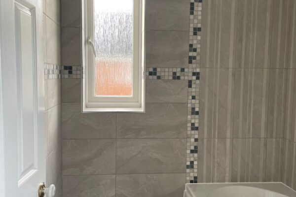 Tiled bathroom